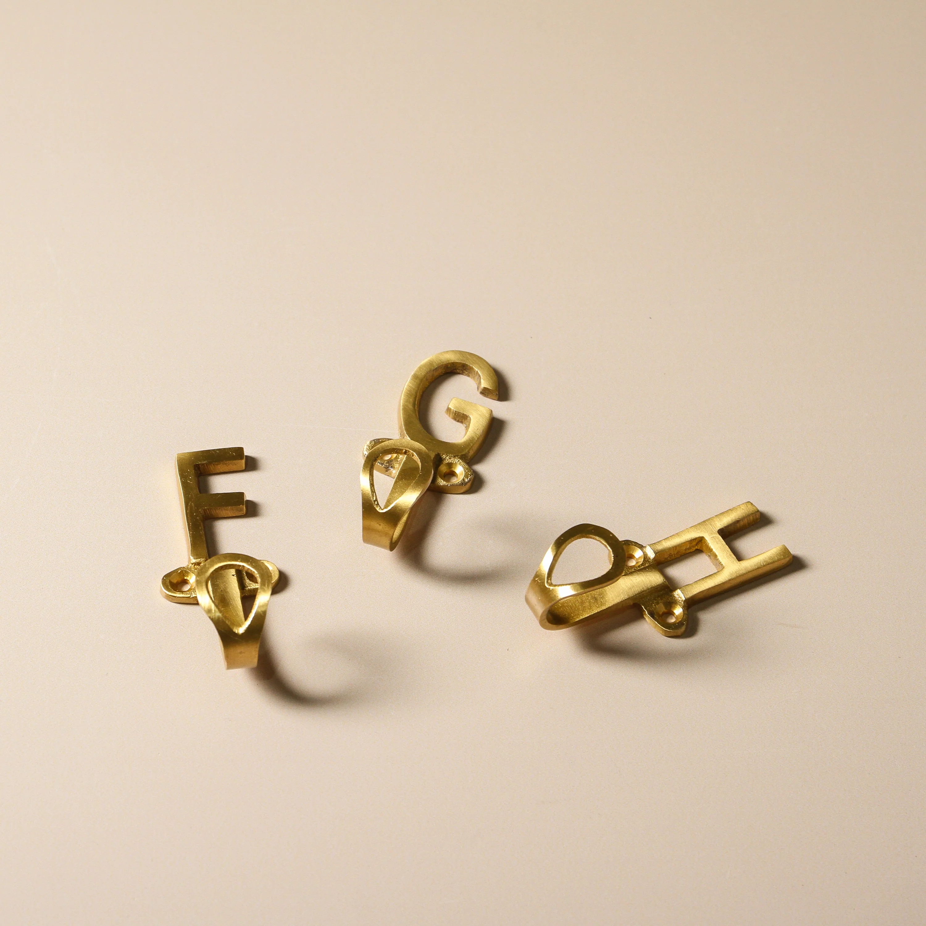 Alphabet Brass Wall Hook - Image 26