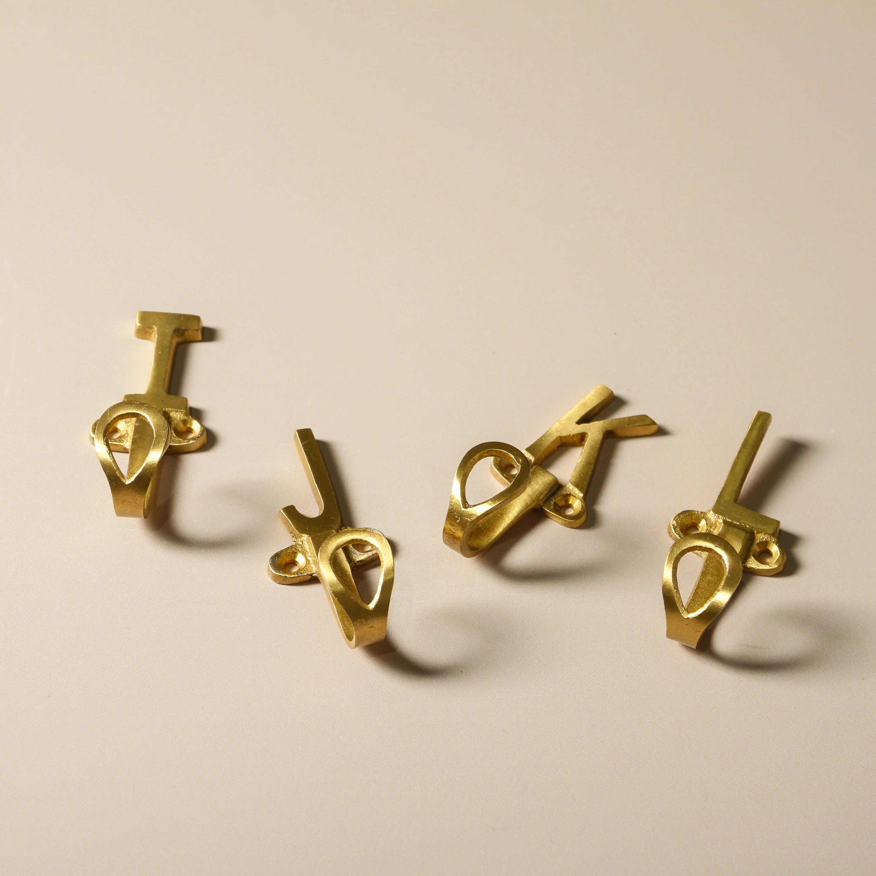 Alphabet Brass Wall Hook - Image 9