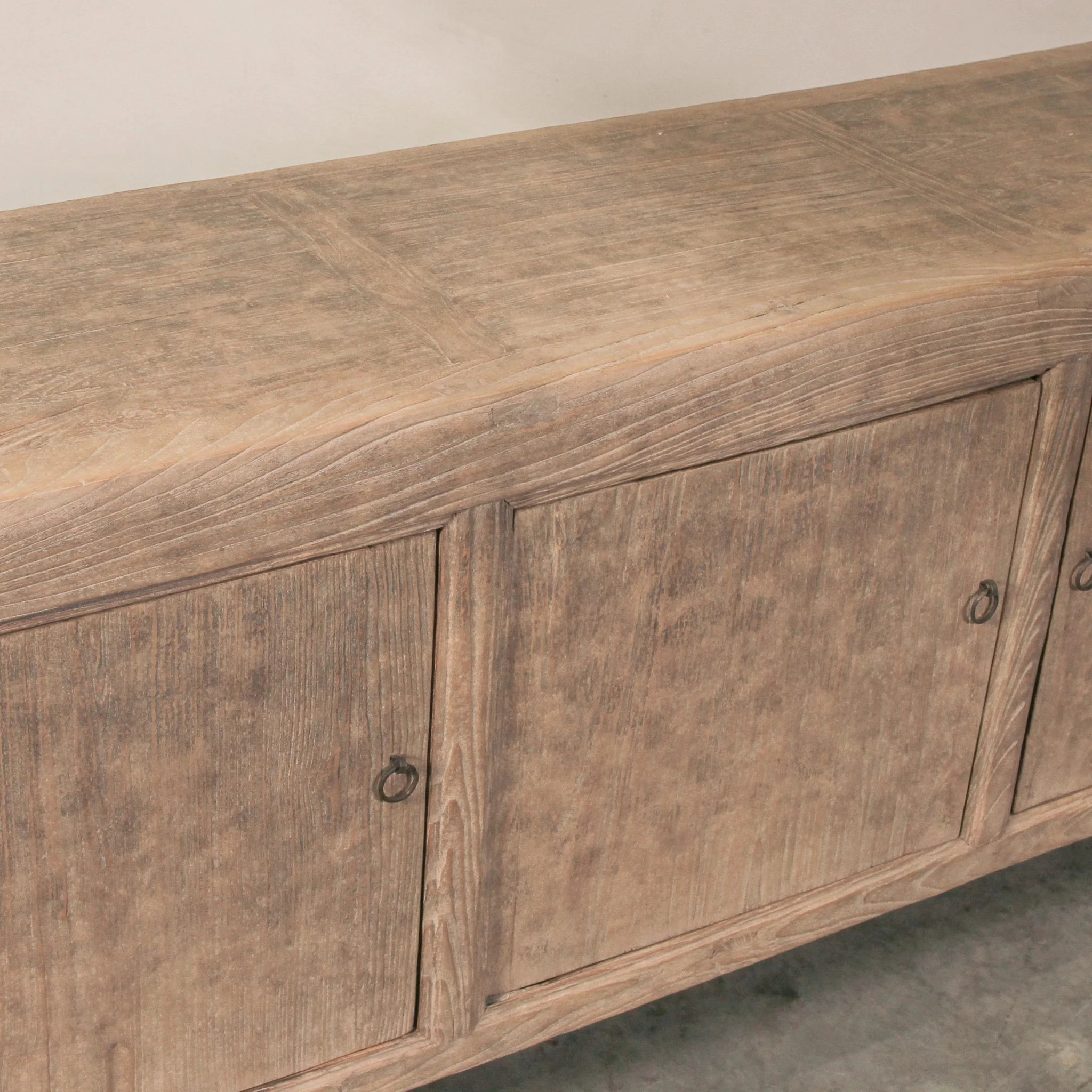 Antique Chinese 3 Door Sideboard - Image 4