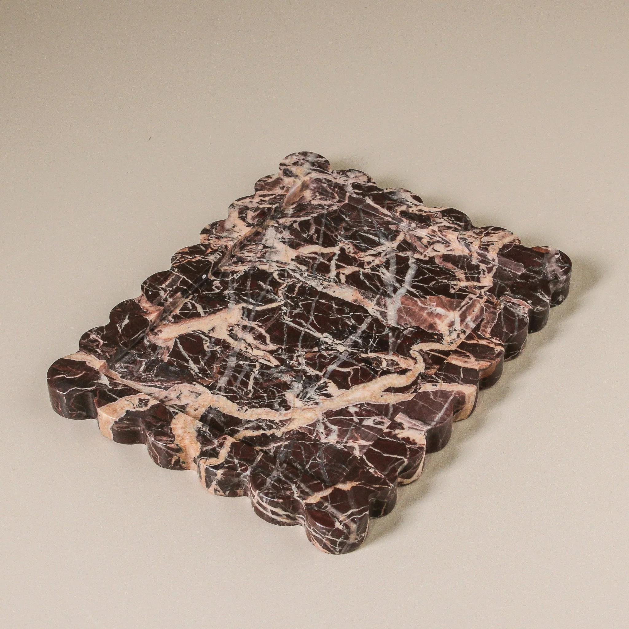 Arabesque Tray Cherry Marble - Image 2