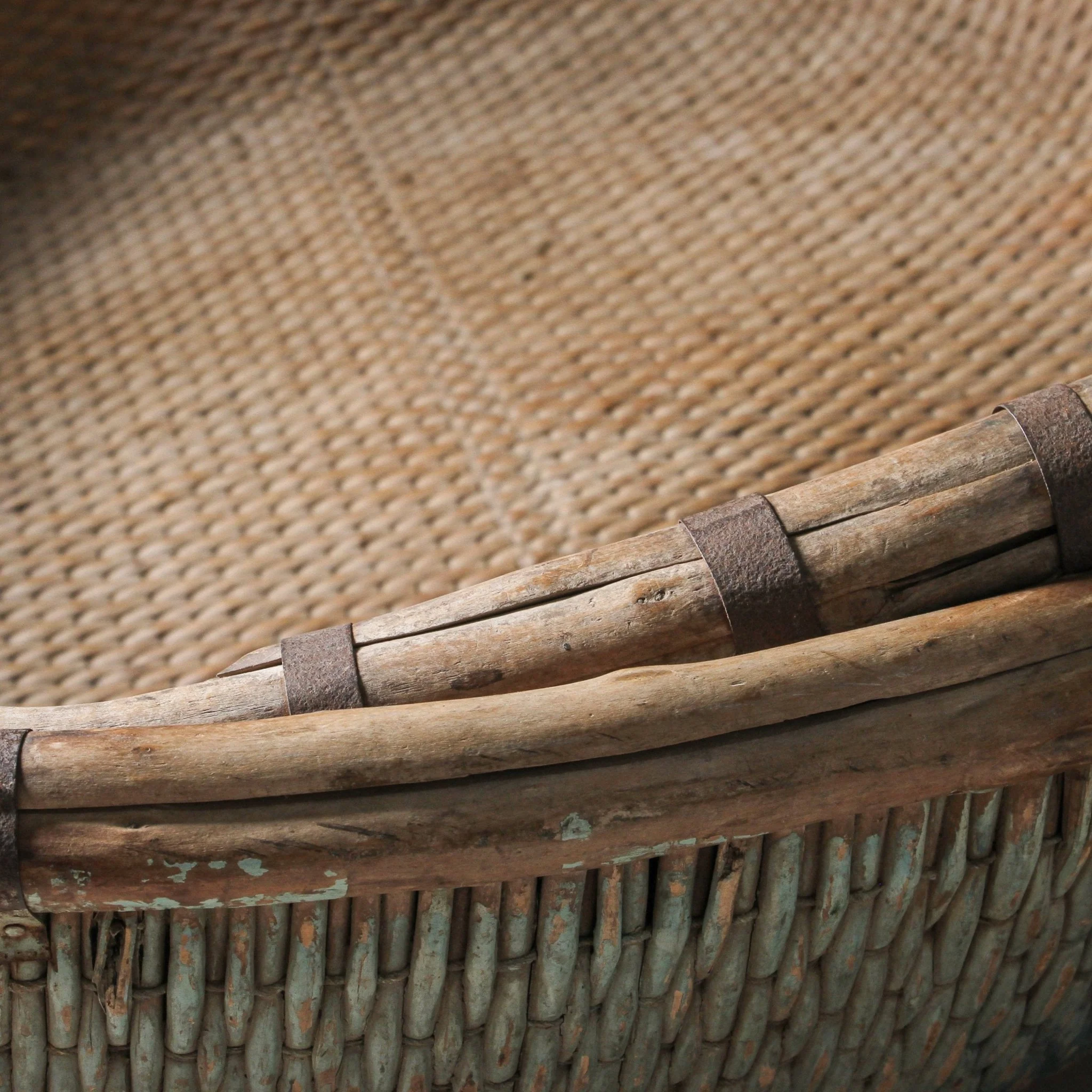 Chinese Willow Grain Tray - Image 2