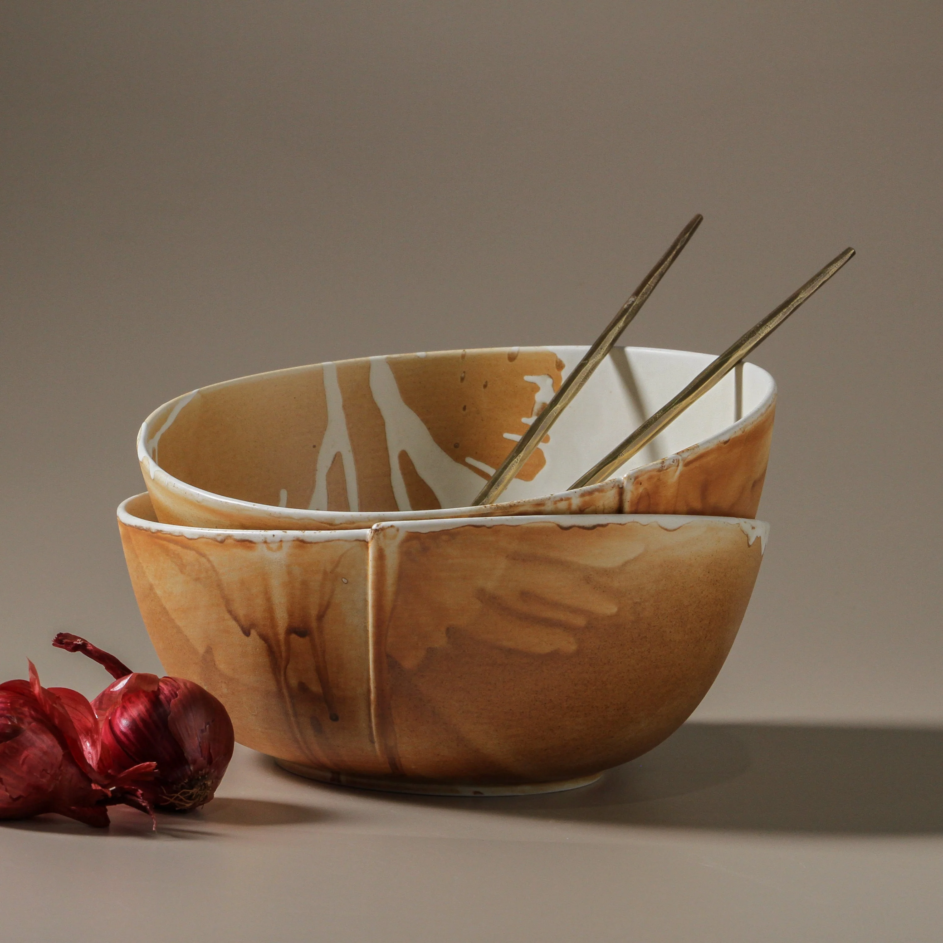 Kintsu Large Salad Bowl - Image 13