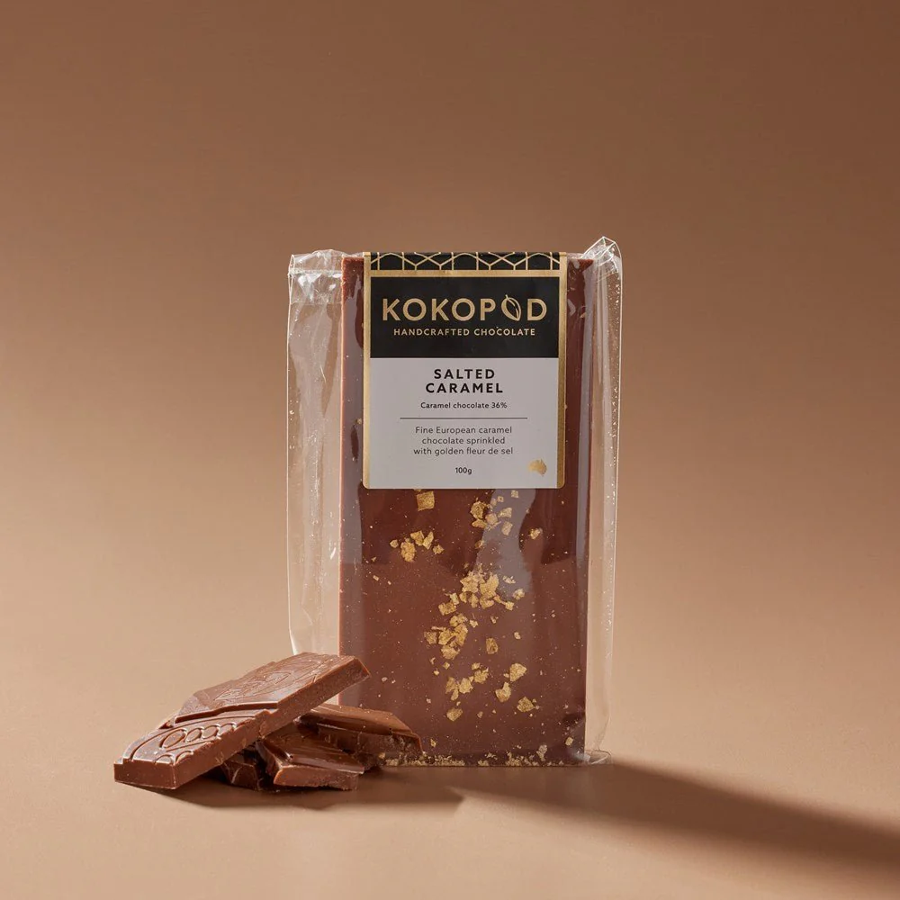 Kokopod Chocolate Block - Salted Caramel 100g - Image 2