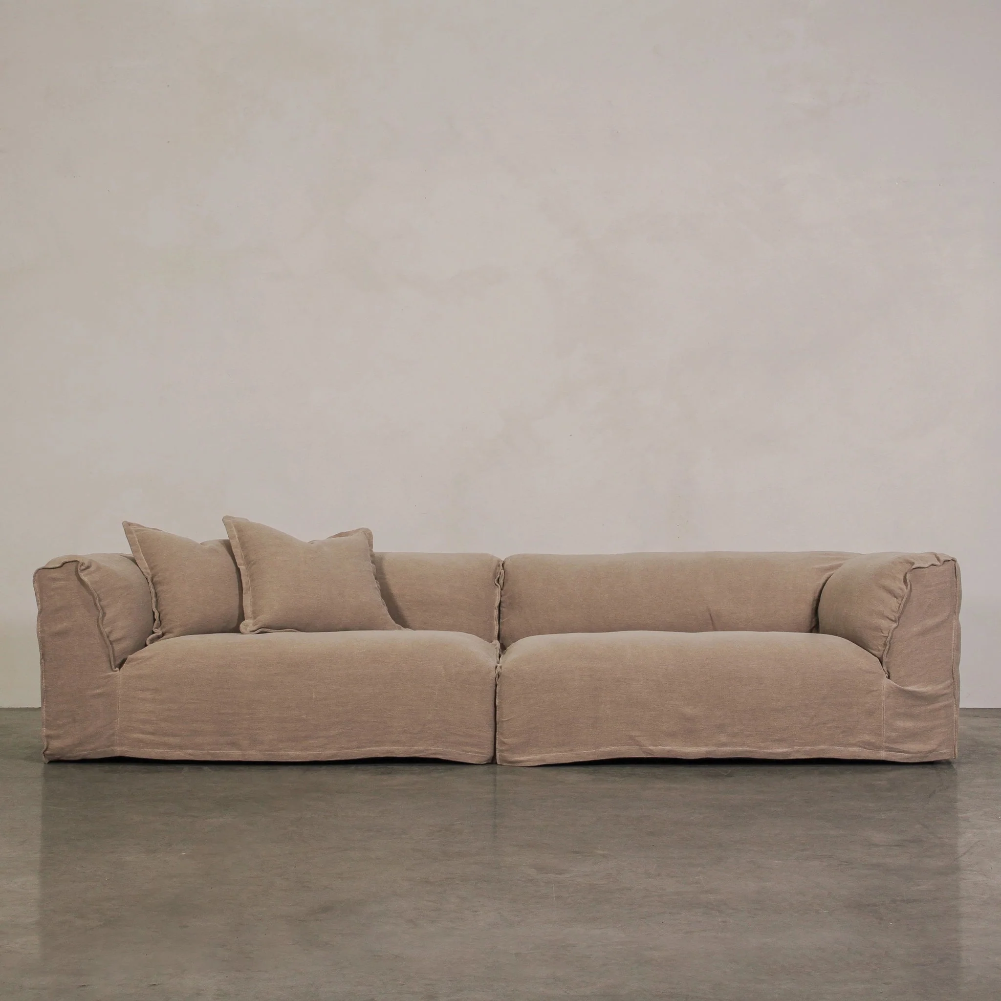 Lumen 4 Seater Sofa - Linen - Image 3