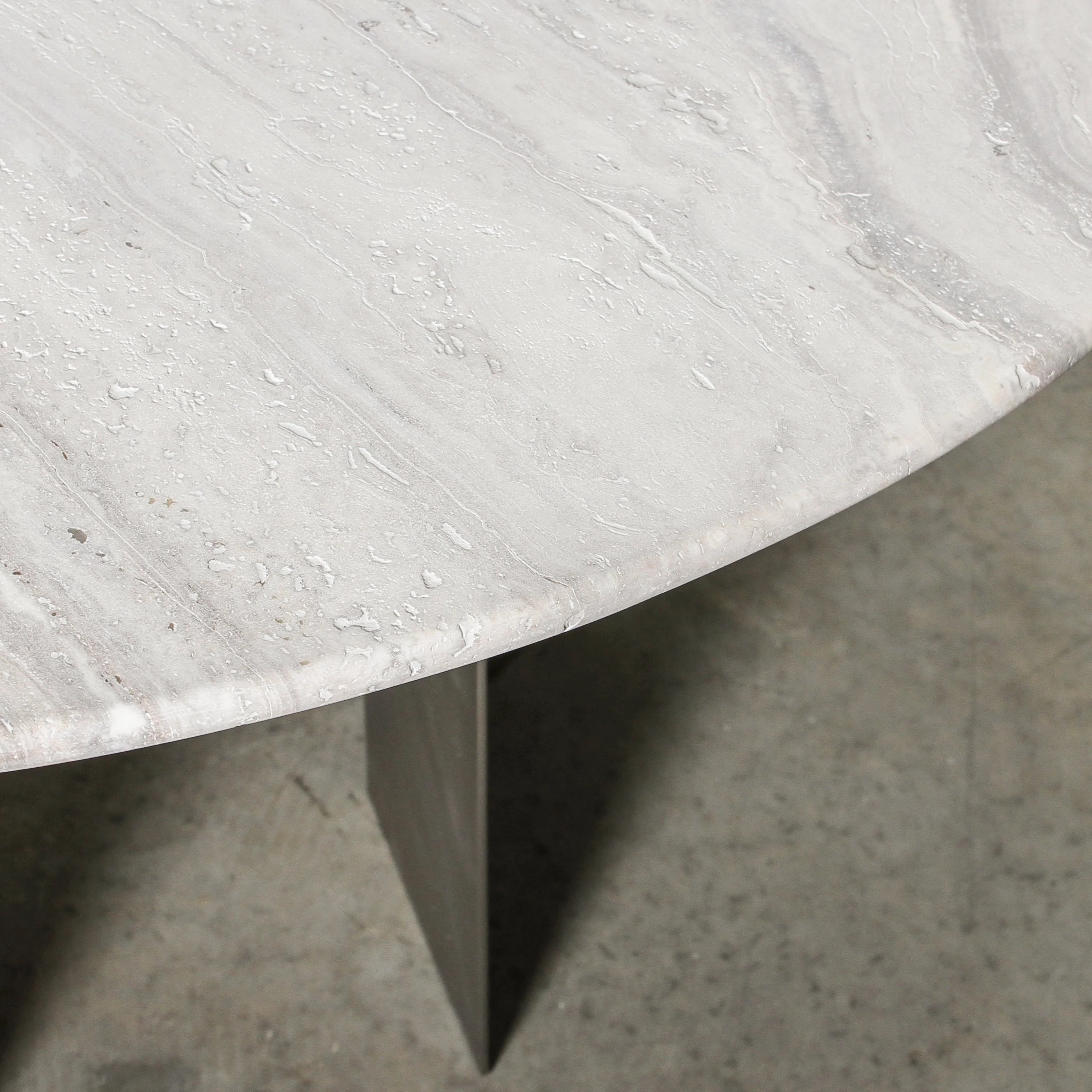 Majesty Dining Table Grey Travertine - Image 4