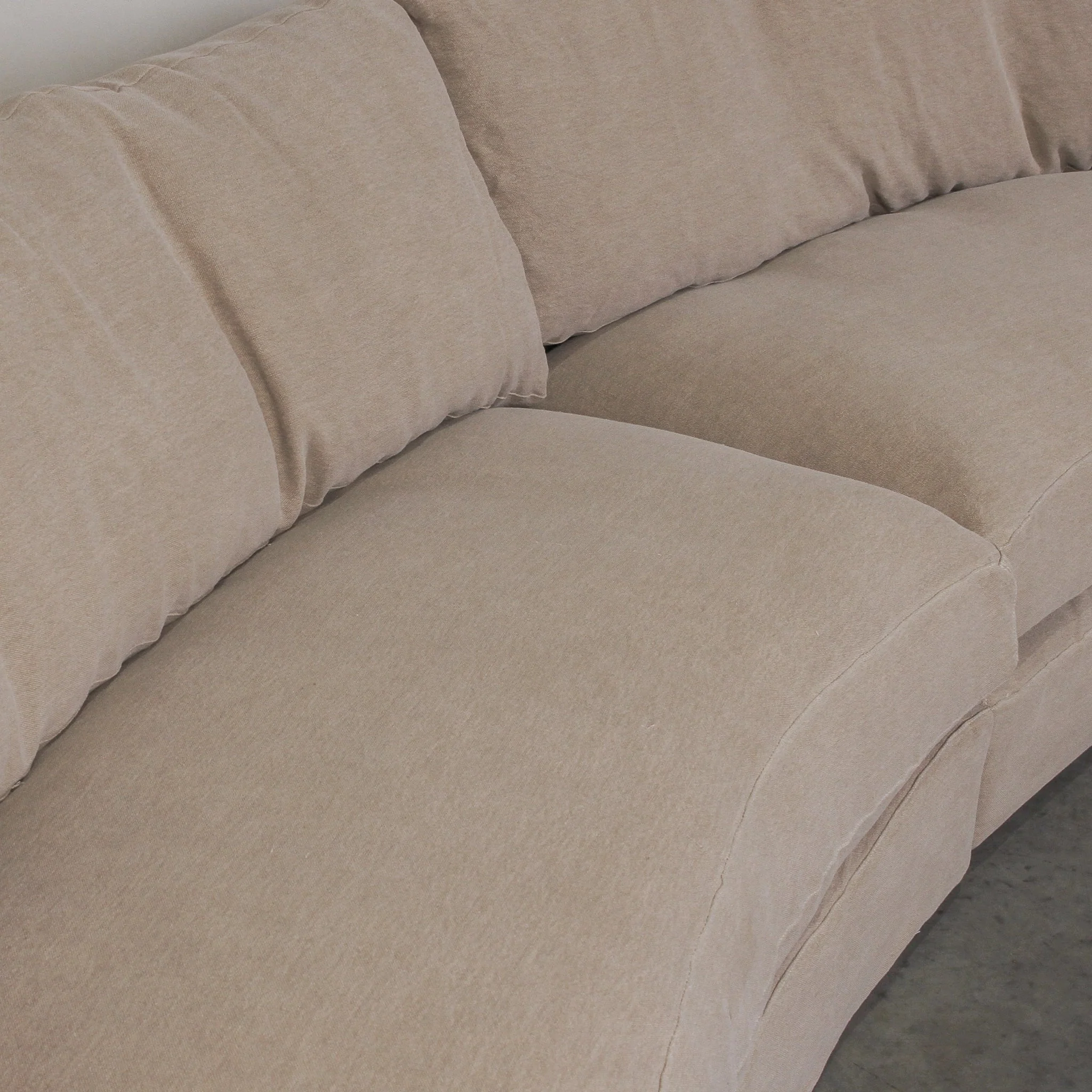 Obscura 6 Seater Sofa - Linen - Image 3