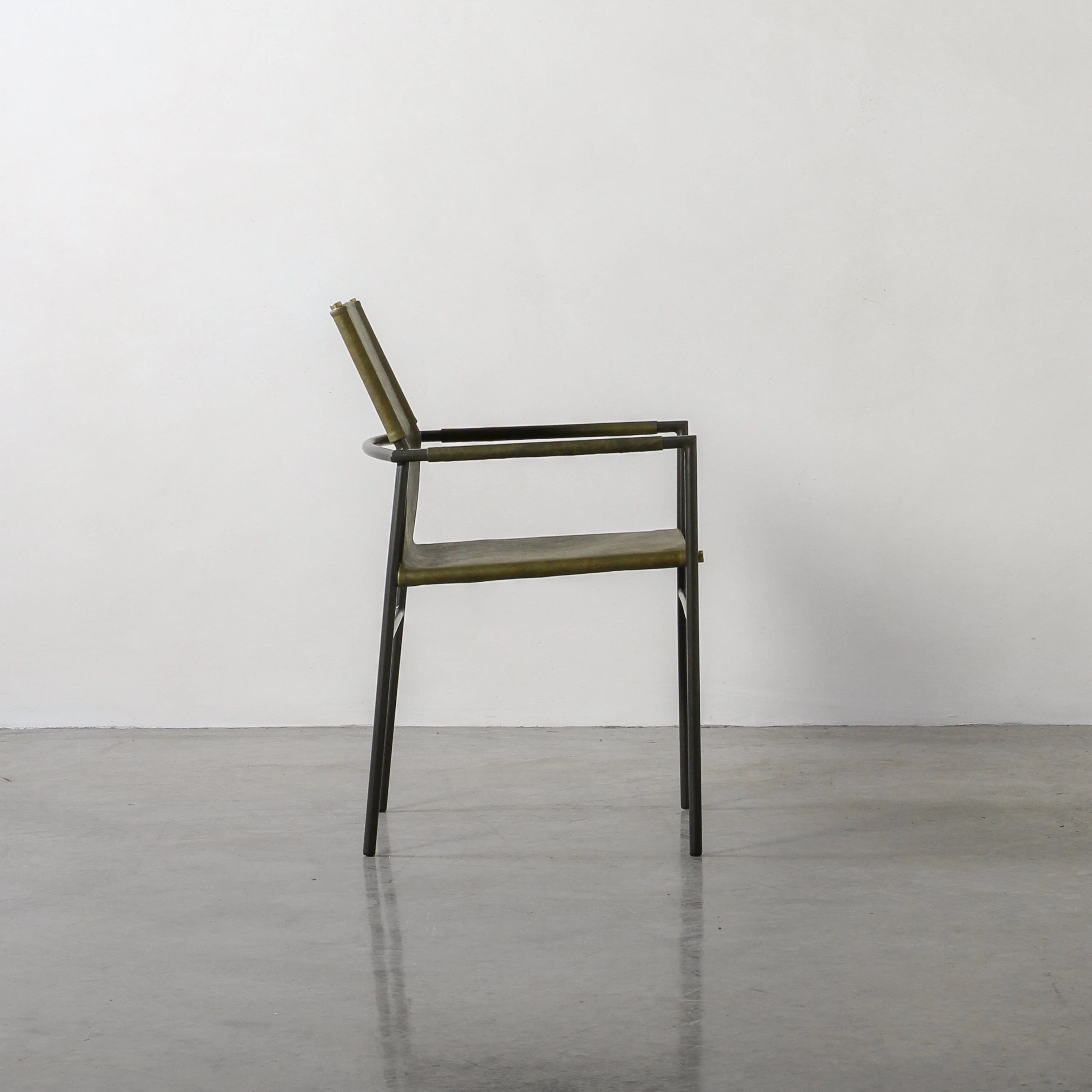 Oliver Dining Chair Olive - Image 3