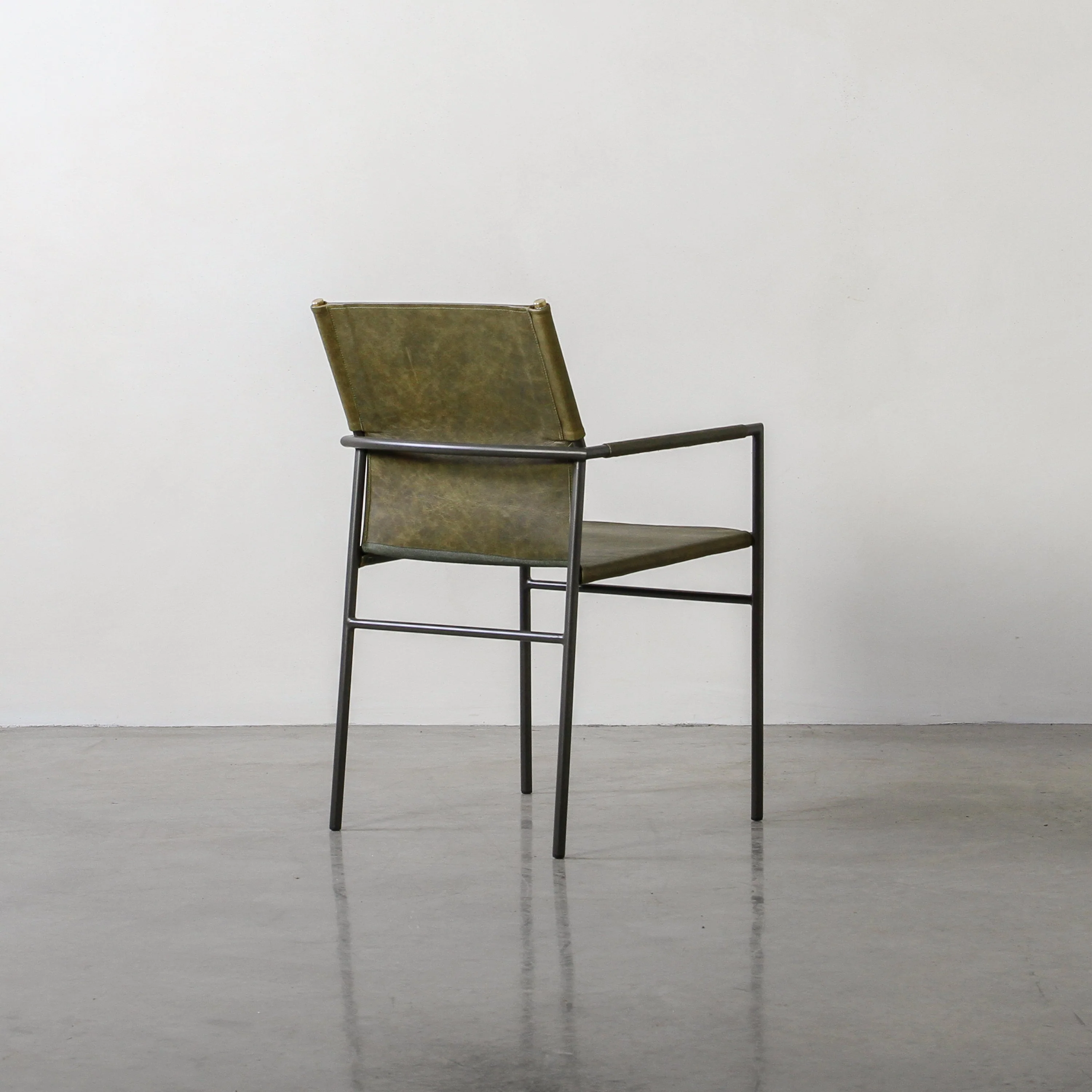 Oliver Dining Chair Olive - Image 4