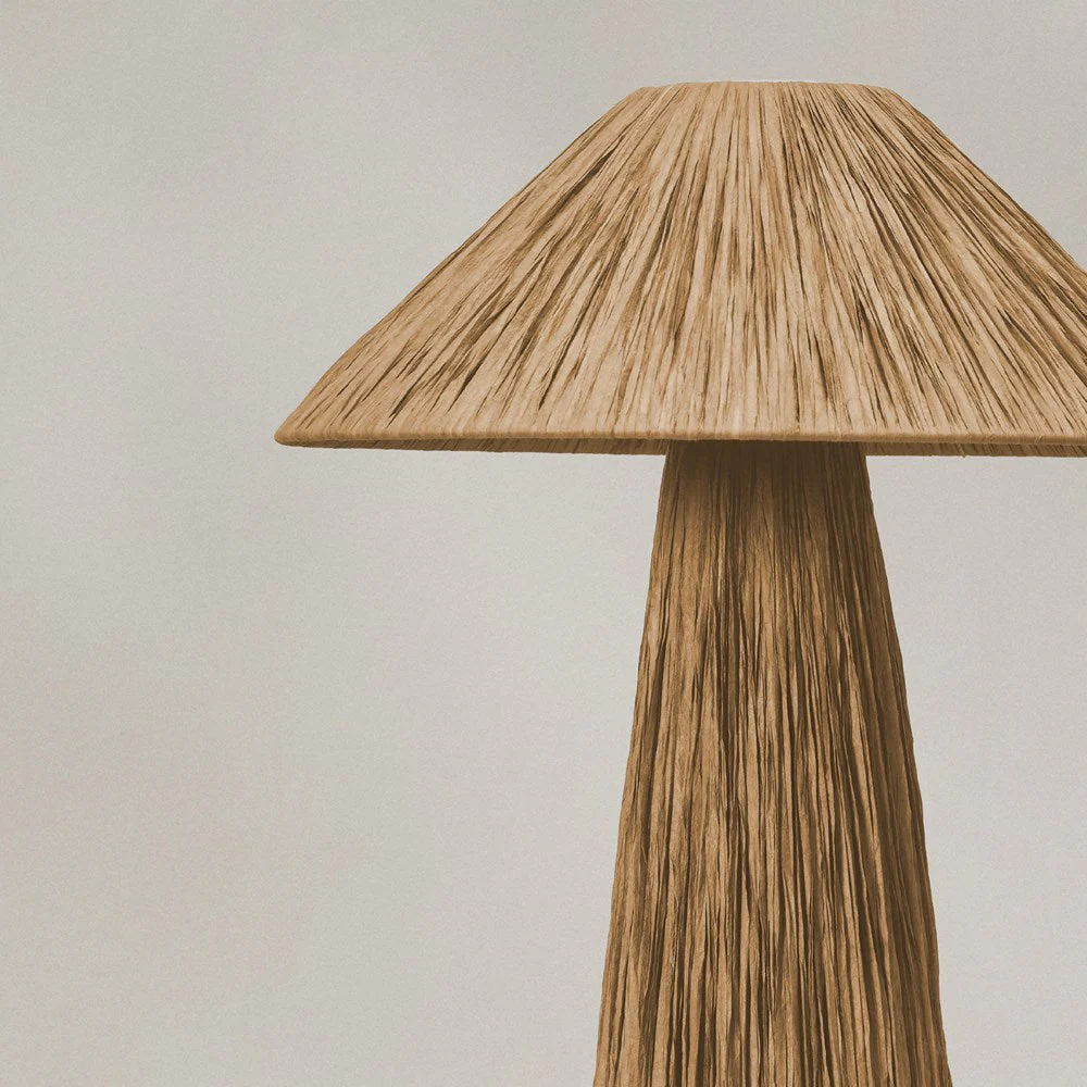 Ourea Raffia Table Lamp Natural - Image 8