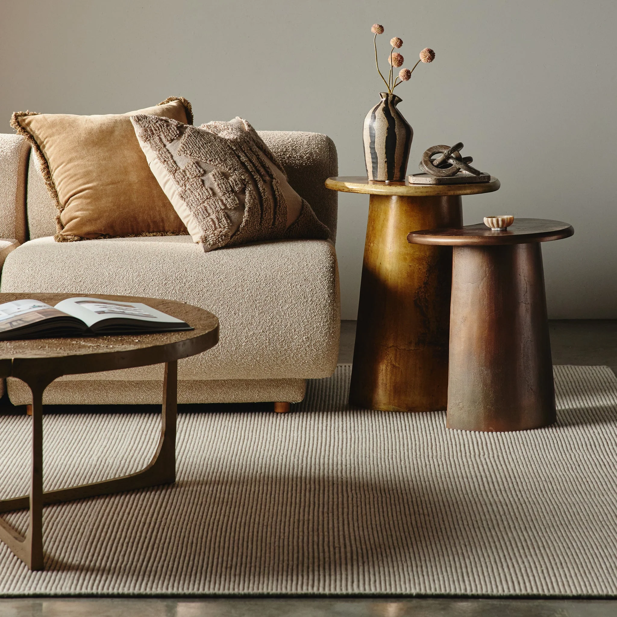 Sienna Nesting Table Oil Brass - Image 2