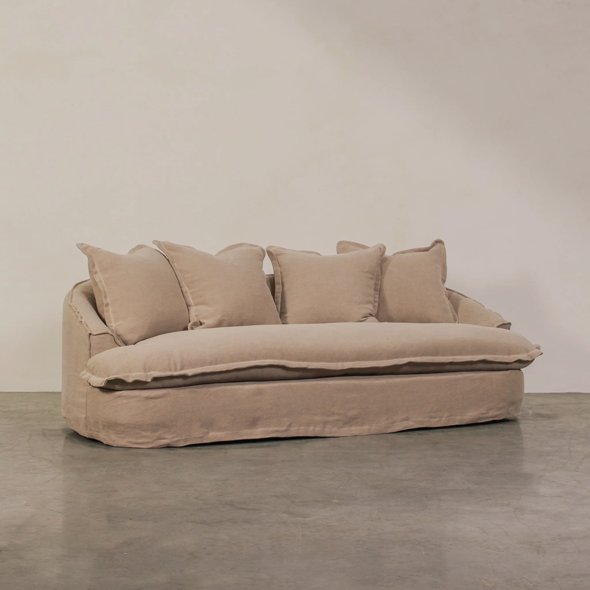 Solace 3 Seater Sofa - Linen - Image 10