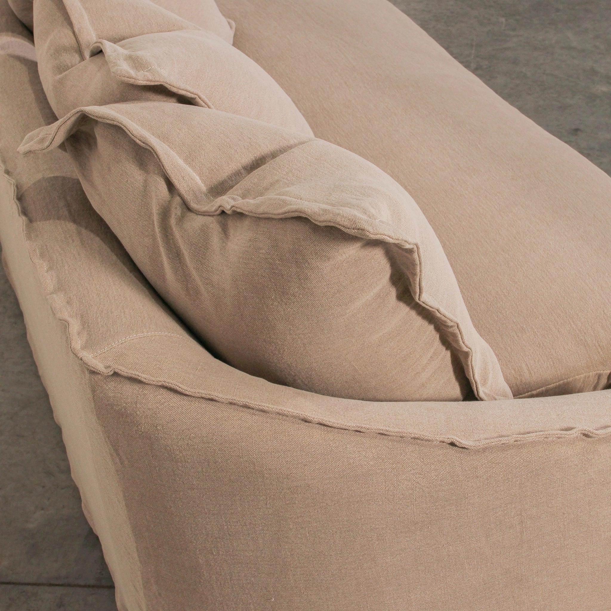 Solace 3 Seater Sofa - Linen - Image 16