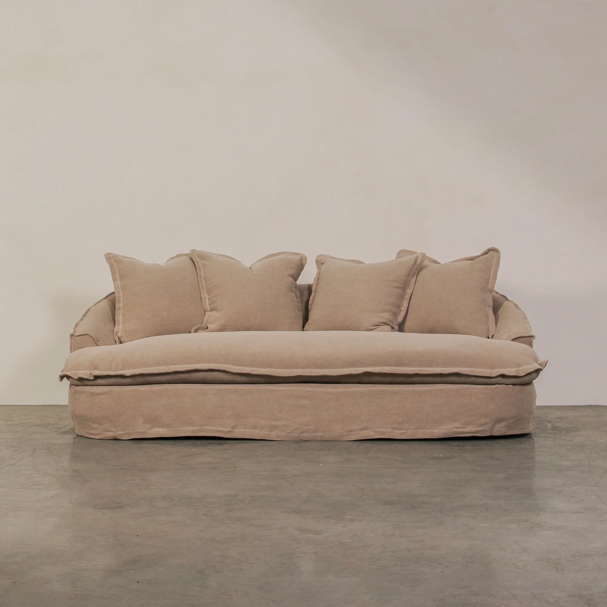 Solace 3 Seater Sofa - Linen - Image 9