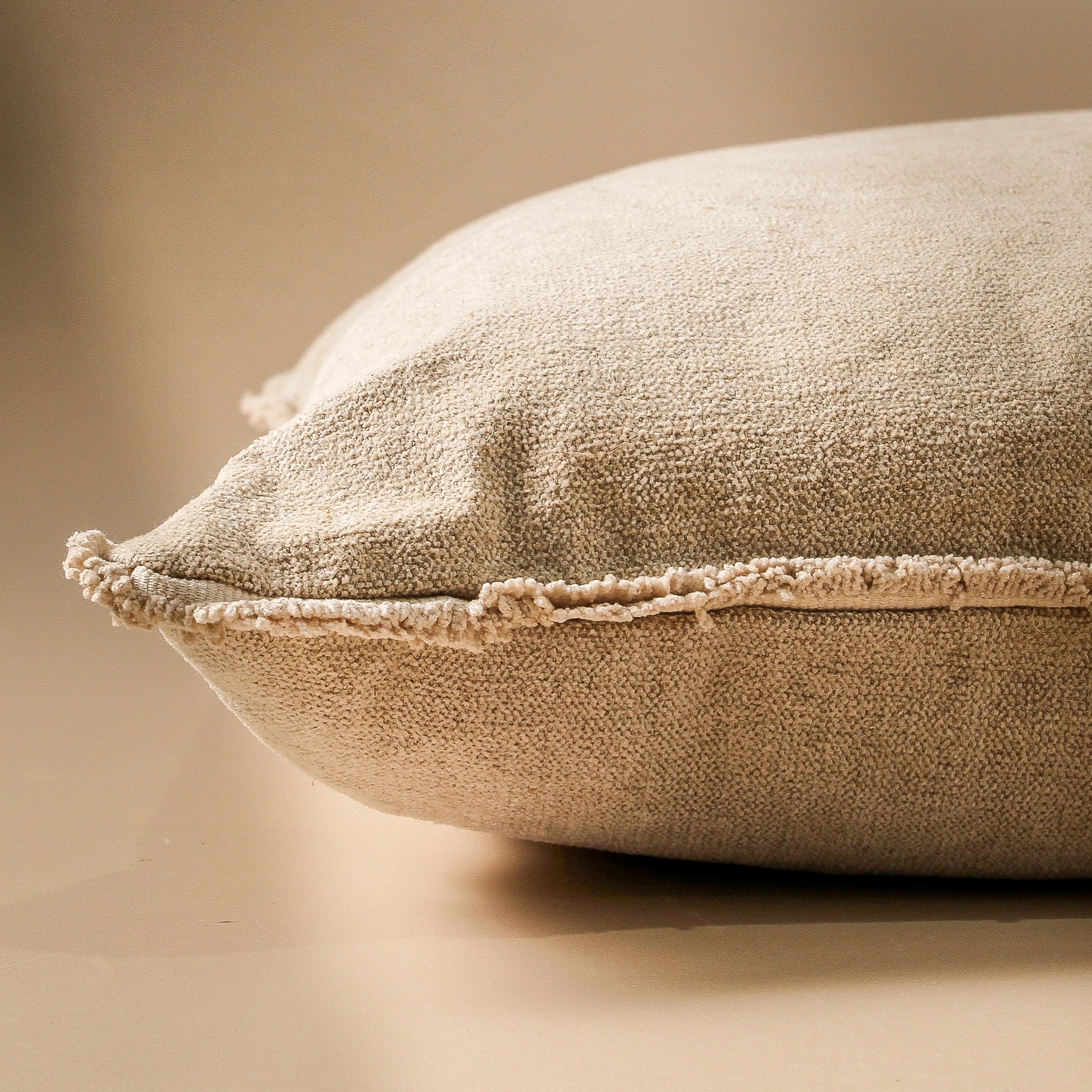 Sutton Cushion - Oat 55x55cm - Image 3