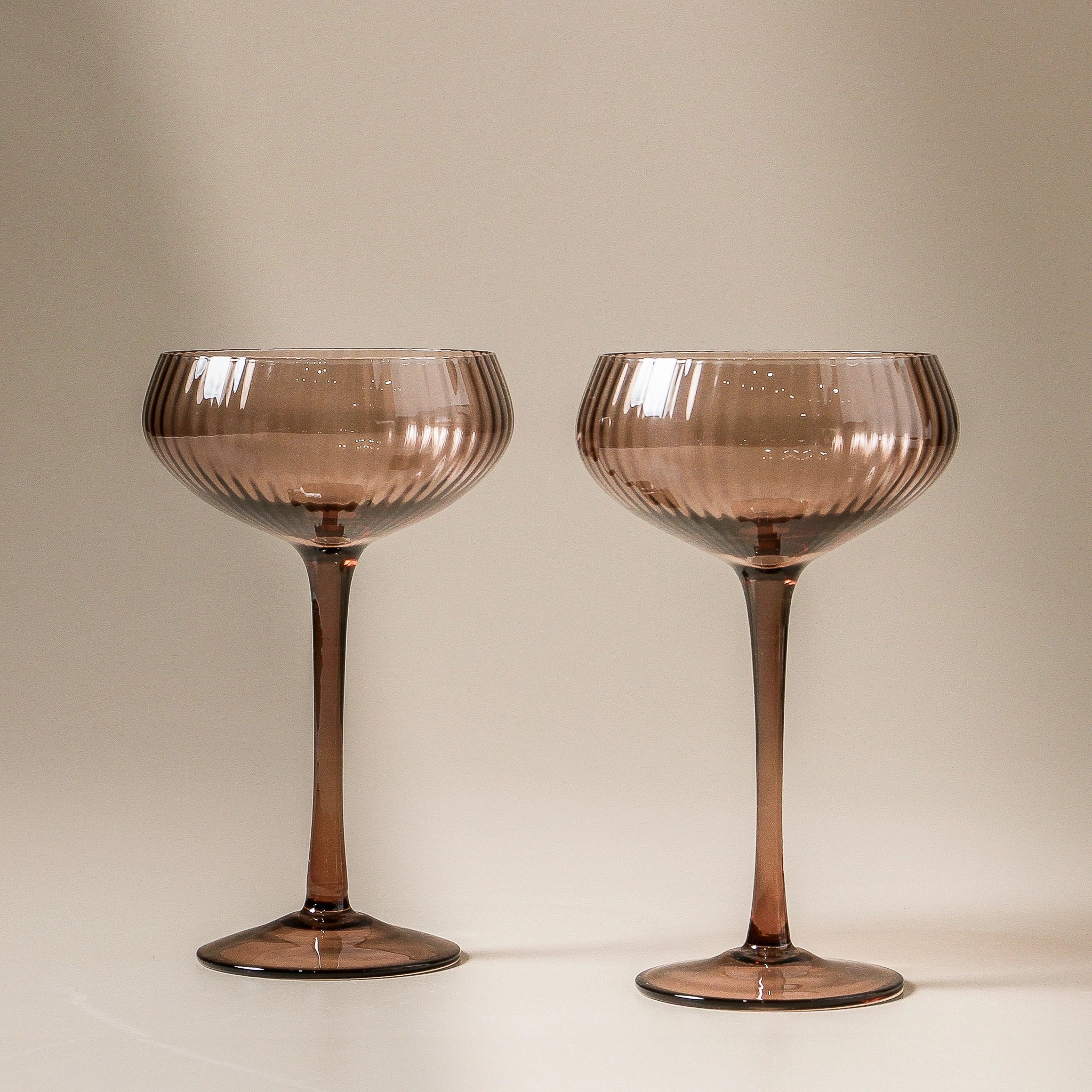 The Lou Coupe Glass (Set of 2) - Smoke - Image 2