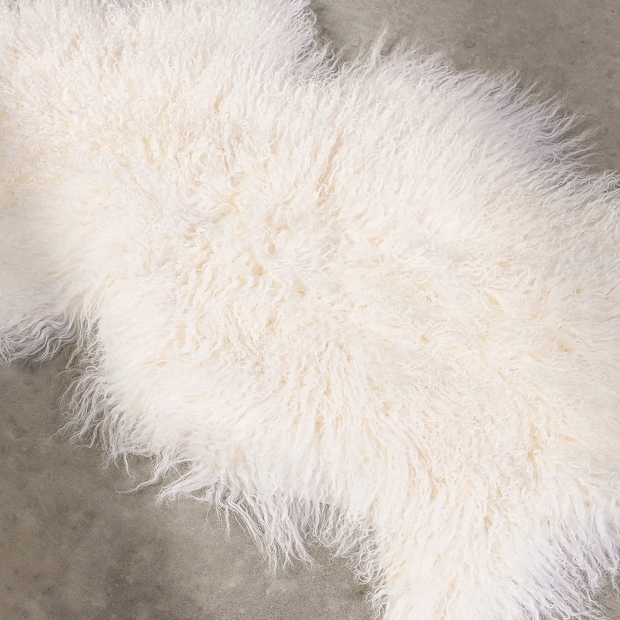 Tibetan Fur Hide Grey Snowflake - Image 11