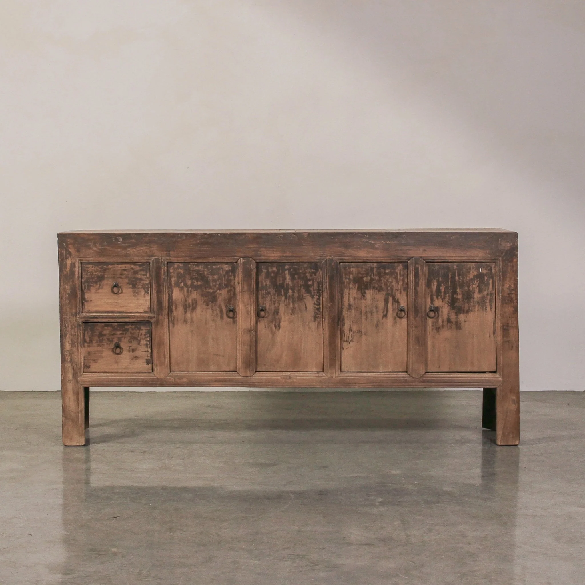 Vintage Chinese Elm Sideboard