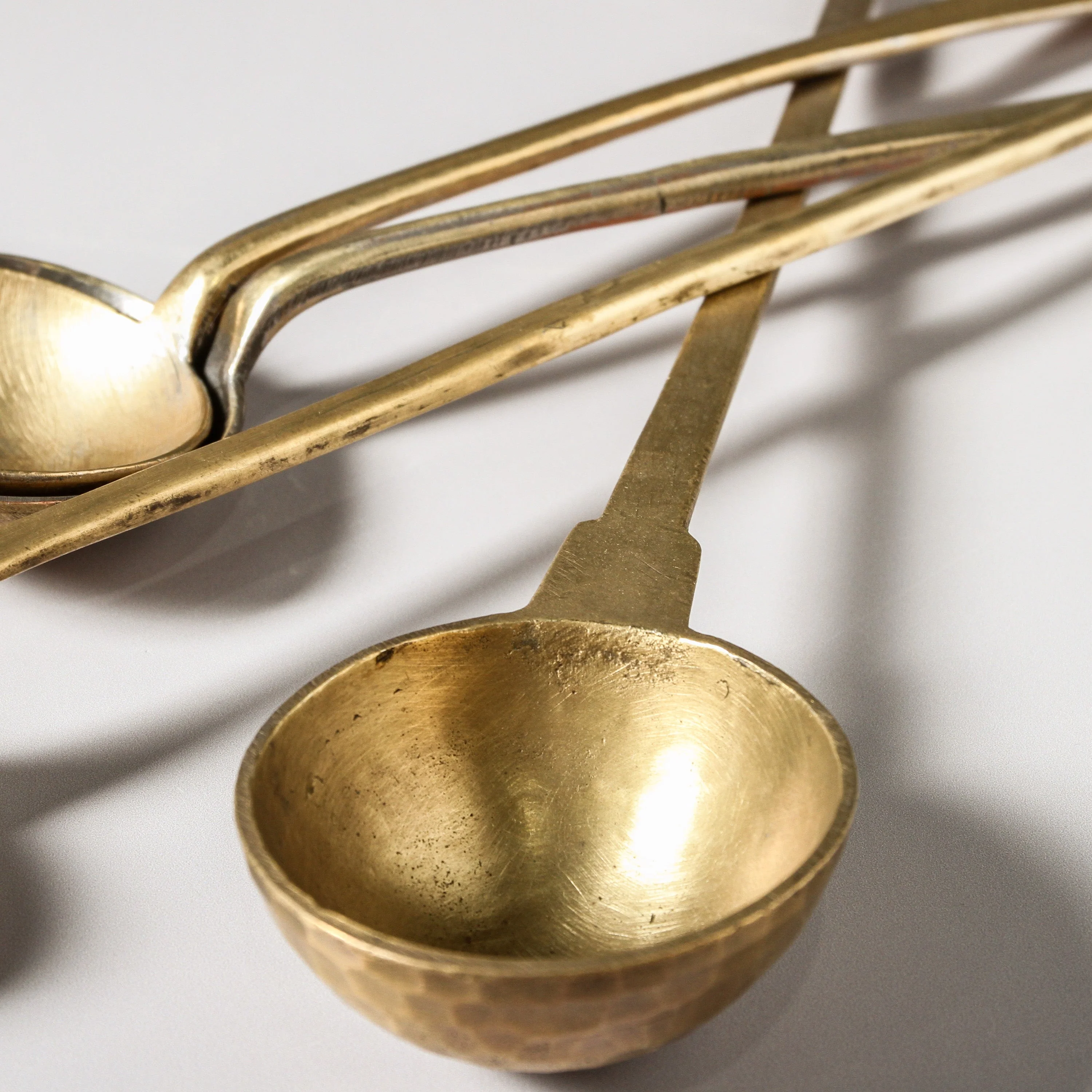 Vintage Indian Brass Spoon - Image 3